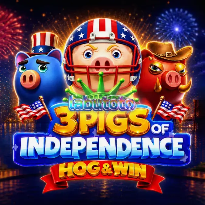 Tampilan antarmuka mobile slot 3 Pigs of Independence Hog & Win